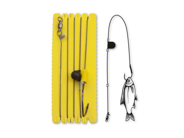 Black Cat Single Hook Rig with Rattle