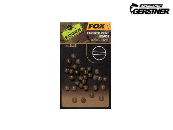 Fox Edges Camo Tapered Bore Beads