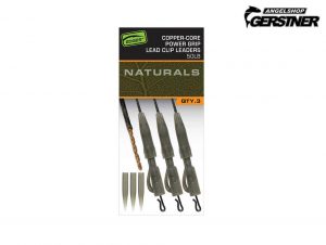 Fox Edges Naturals Copper-Core Power Grip Lead Clip Leaders